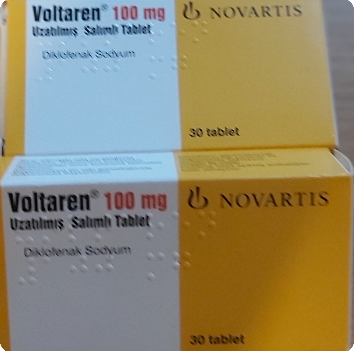 قرص ول.تار.ن یا دیک.لو.فنا.ک خارجی 100 میلی‌گرم (Novartis)