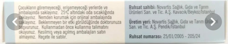 قرص دیووان ۸۰ میلیگرم ۲۸ عددی